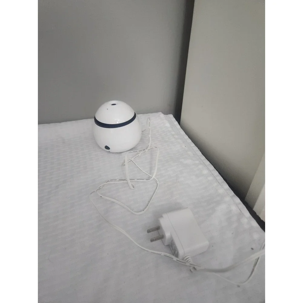 White Spherical Electric Essential Oil Diffuser Plug In Mist Humidifier